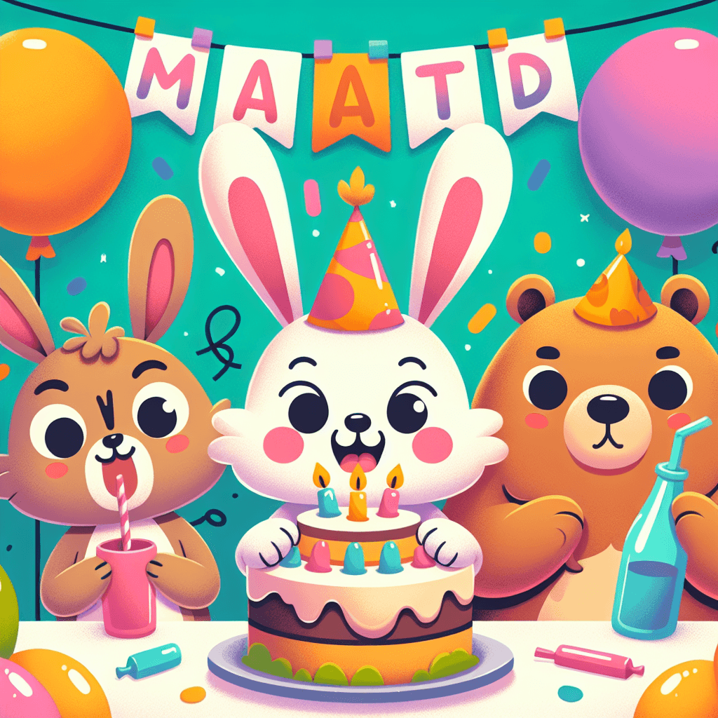 Charming Animal Party DIY Paint By Numbers