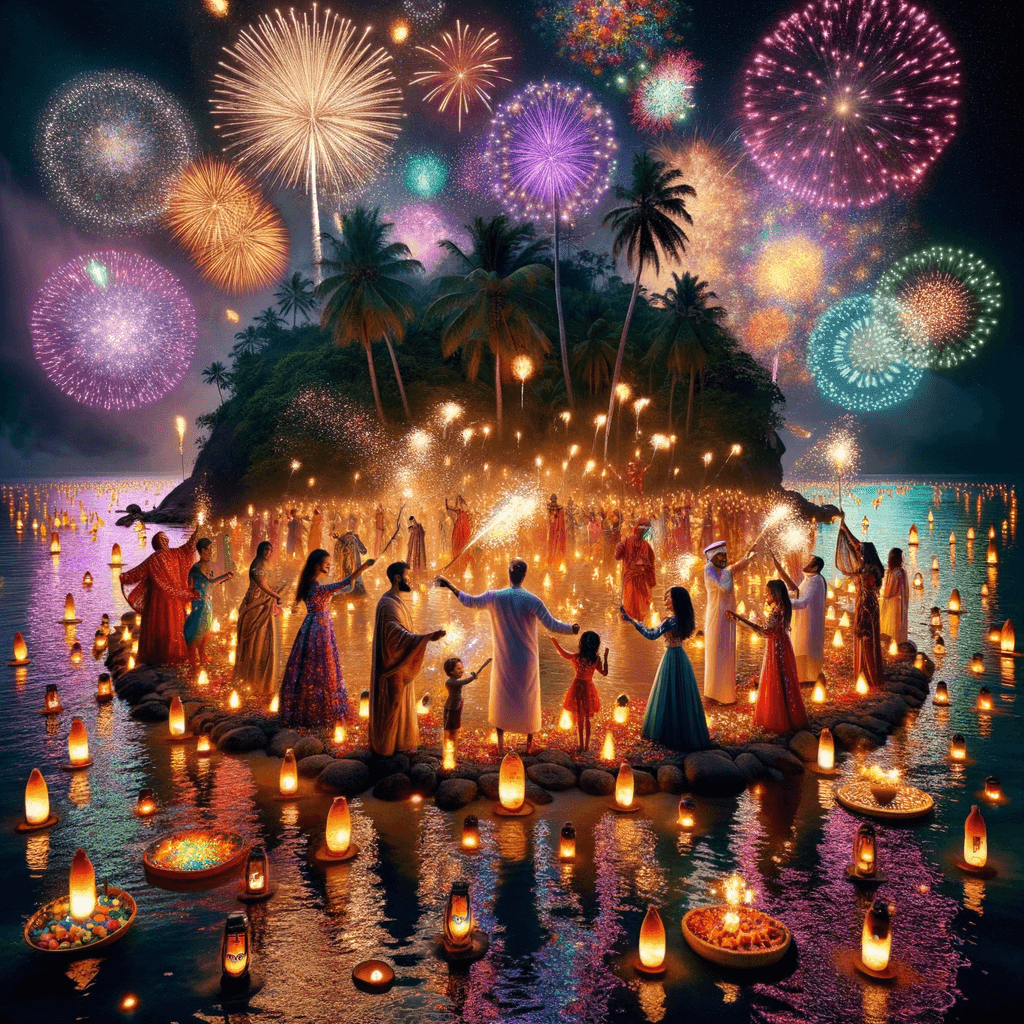 Diwali Festival Of Lights - Mauritius Paint By Numbers