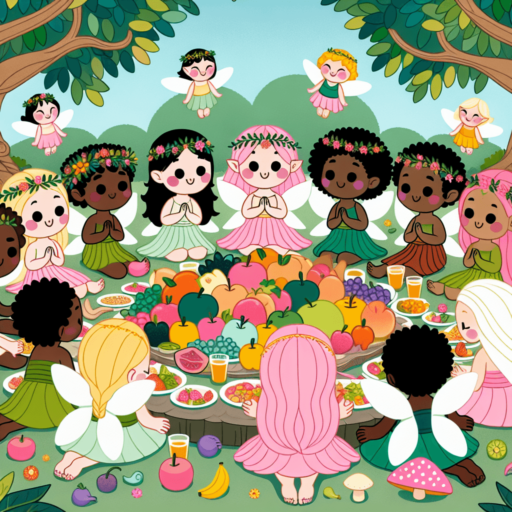 Magic Forest Fairy Feast Paint By Number