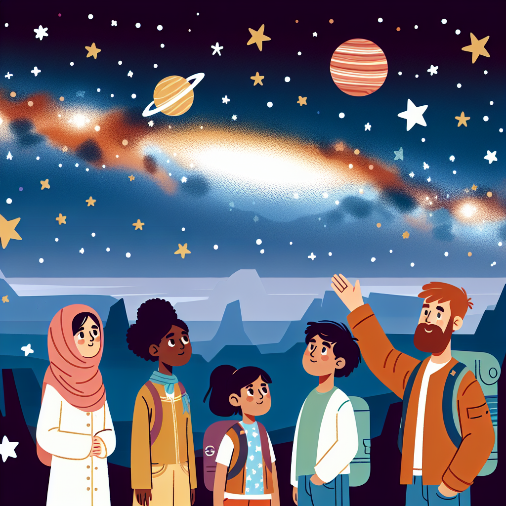 Galaxy Star Watch Number Painting