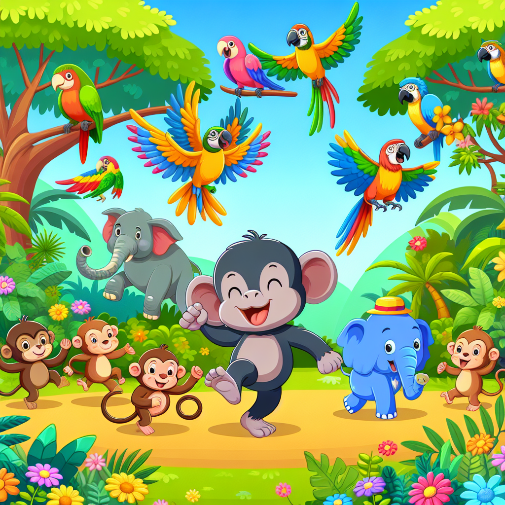 Funky Jungle Jamboree Paint By Number