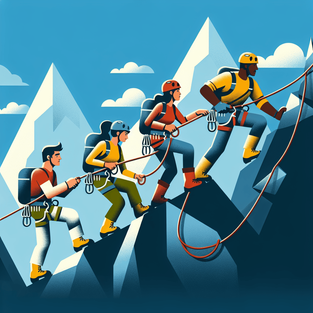 Mountain Climbing Adventure Paint By Numbers