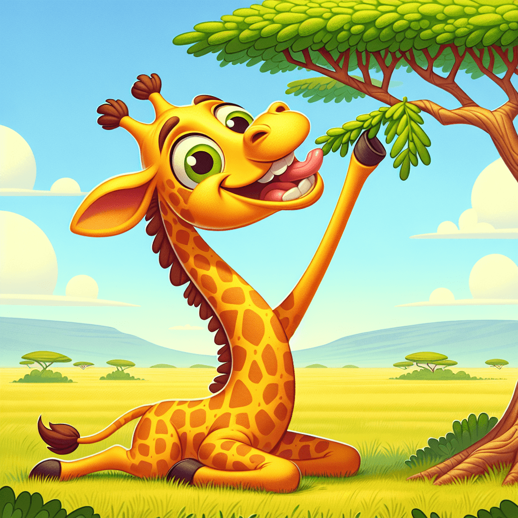 Sassy Giraffe Paint By Numbers Art