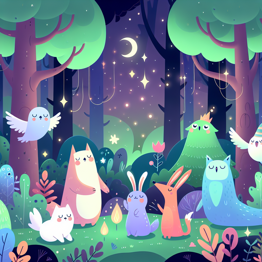Fairytale Forest Festival Number Painting