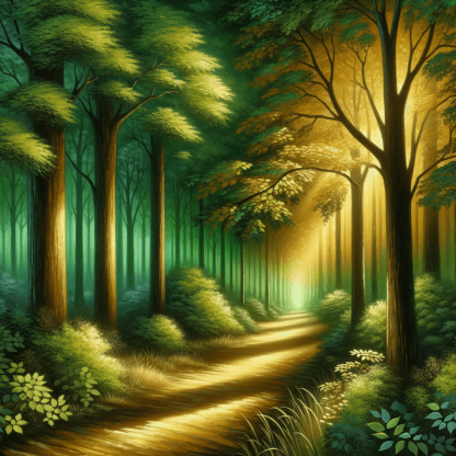 Forest Whisper Paint By Color