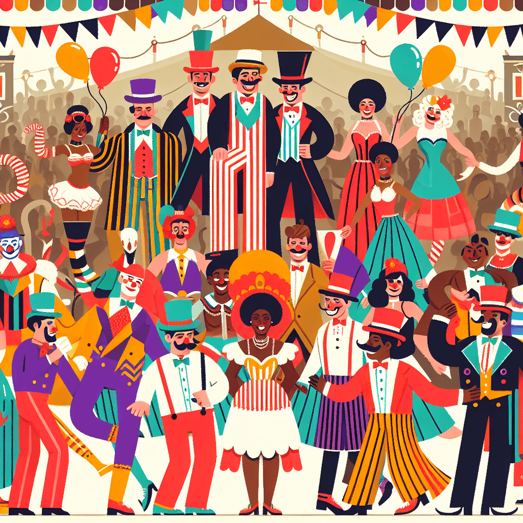 Magical Circus Parade Paint By Numbers