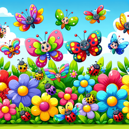 Garden Adventure Paint By Color