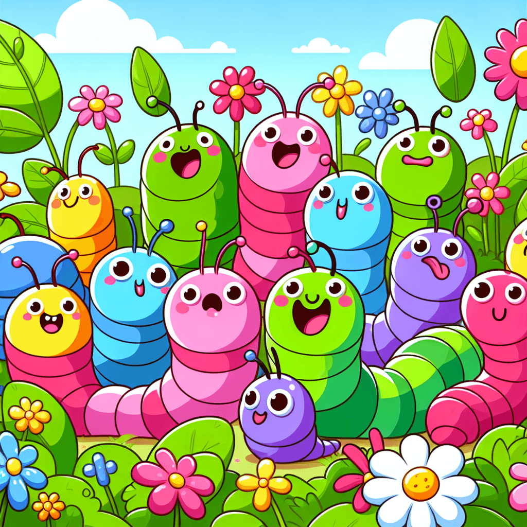 Wacky Worms Numbered Painting Kits
