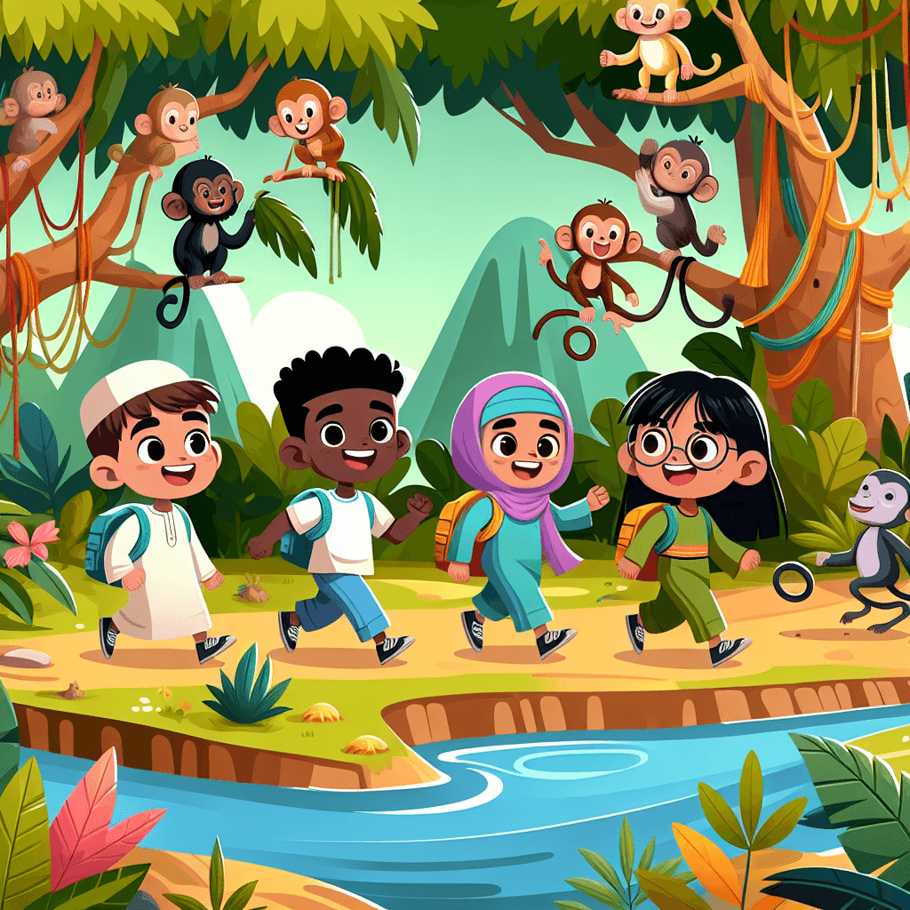 Jungle Adventure Island Paint By Numbers