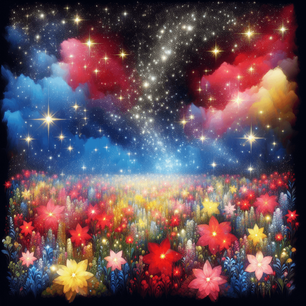 Dreamy Celestial Garden Painting By Numbers Kit