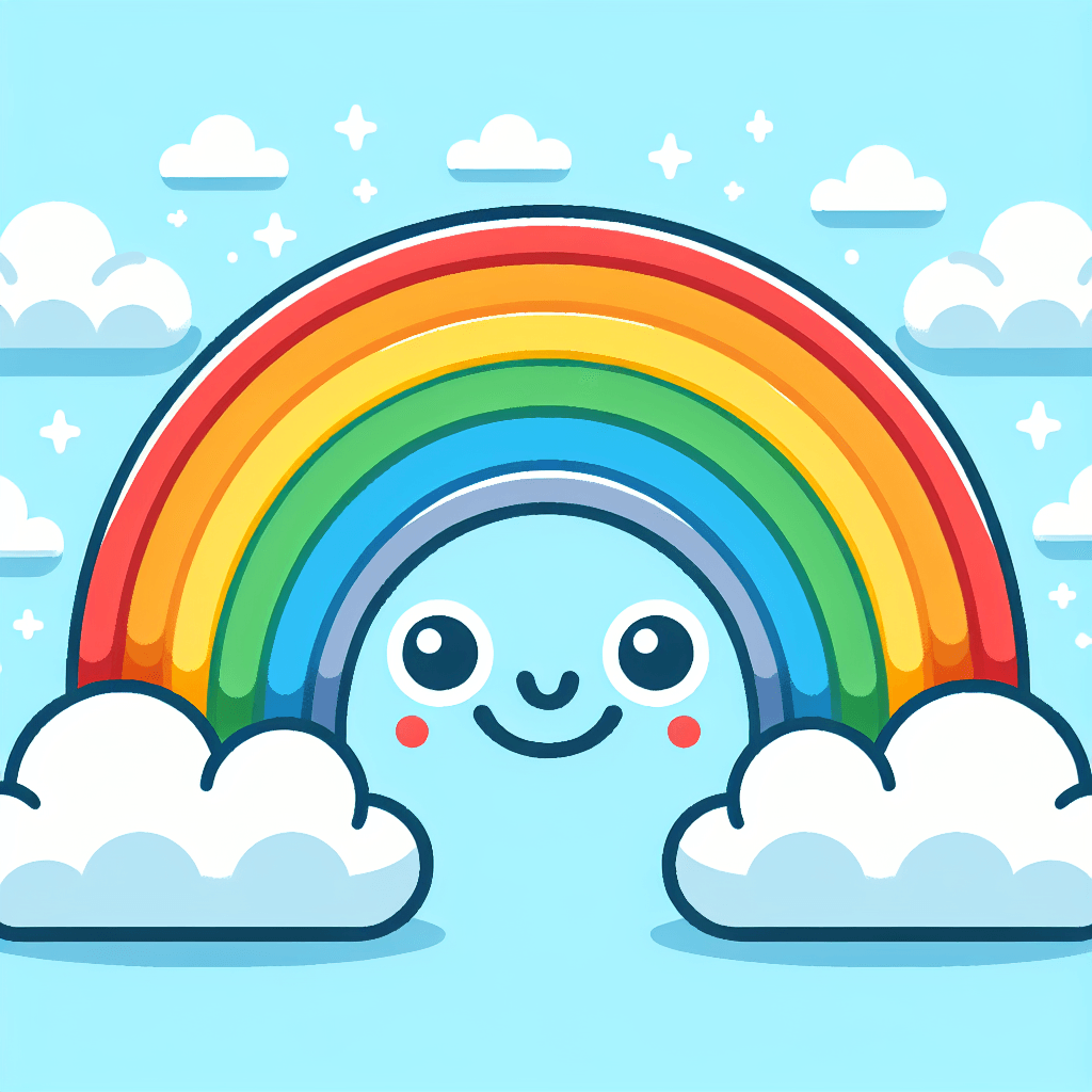 Jolly Rainbow Paint By Number