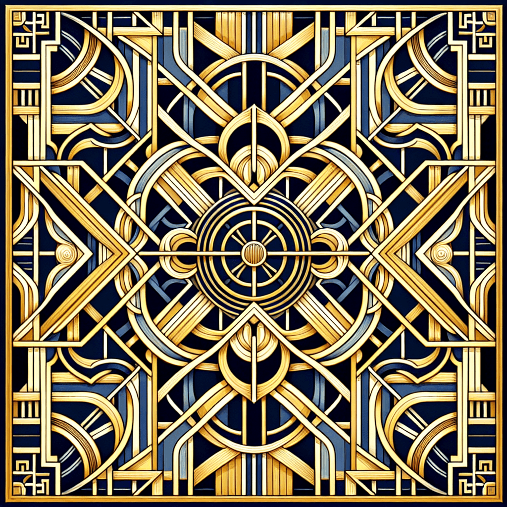 Golden Age Geometric Symmetry DIY Paint By Numbers