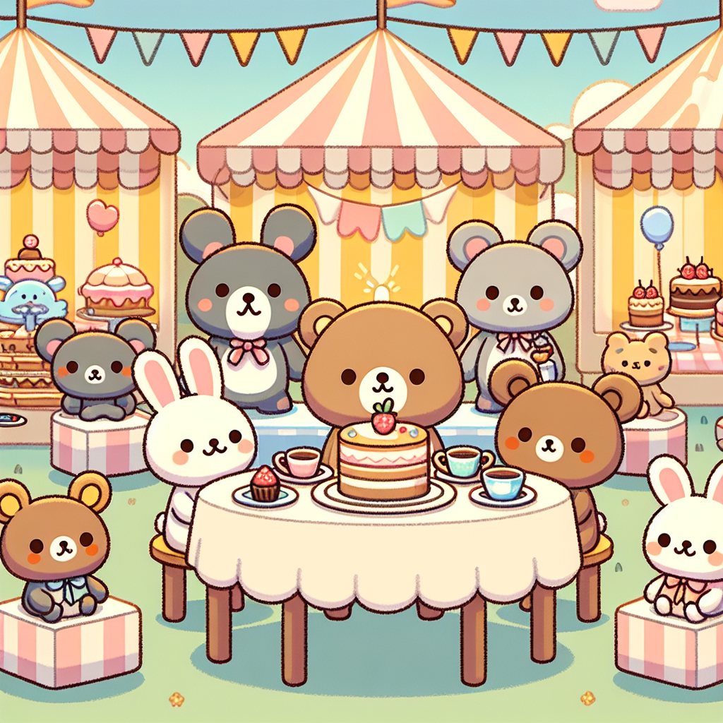 Sweet Treats Tea Party Paint By Color