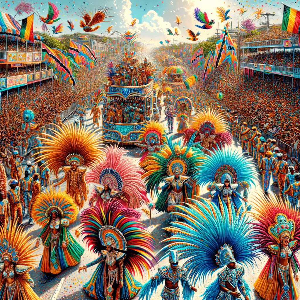 Carnival Of Trinidad And Tobago - Trinidad And Tobago Paint By Number