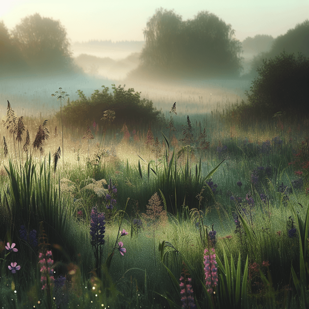 Peaceful Morning Dew Paint By Numbers Art