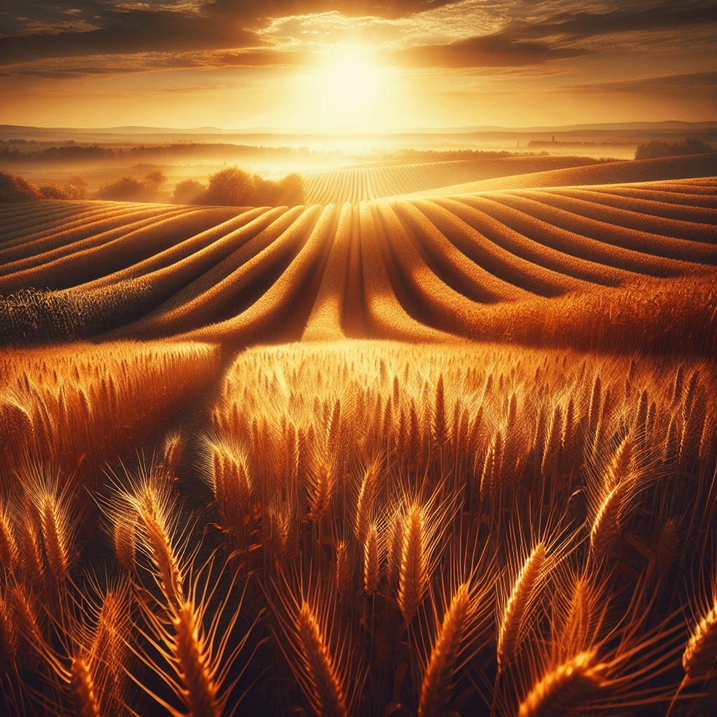 Sunlit Harvest Fields Paint By Numbers Art