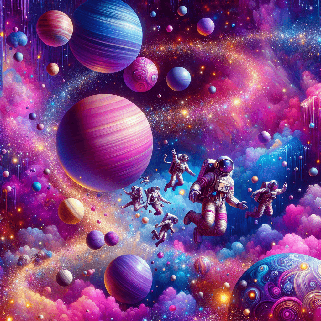 Dazzling Galactic Voyage DIY Paint By Numbers