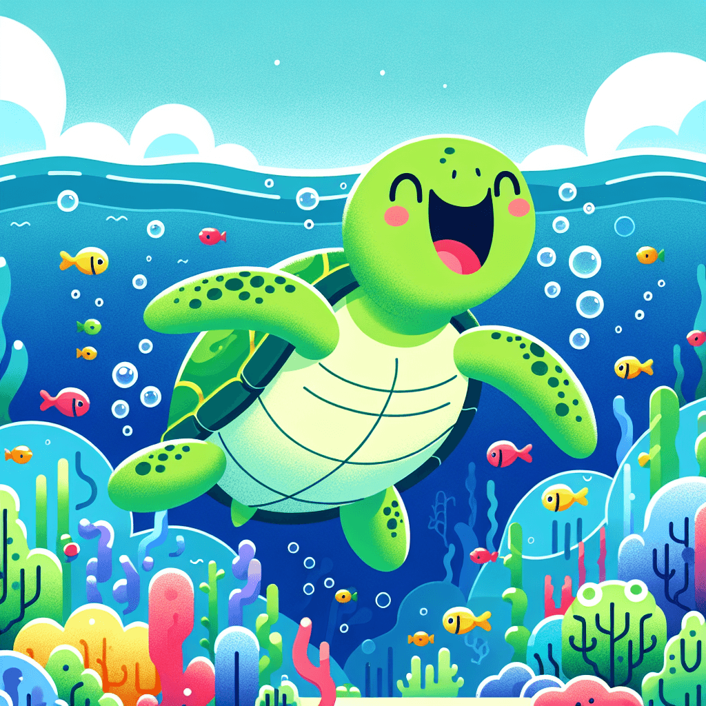 Giggling Turtle Paint By Numbers Kits
