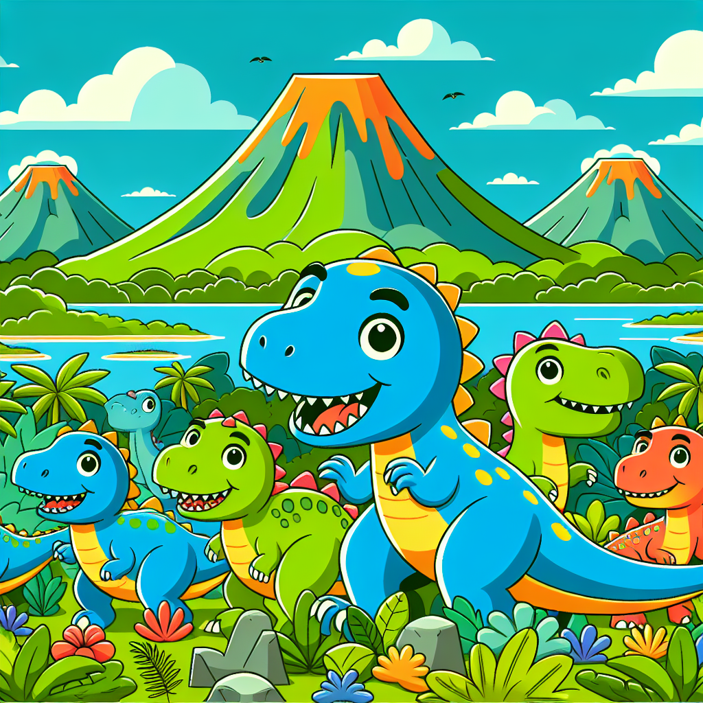 Dandy Dinosaurs Paint By Number