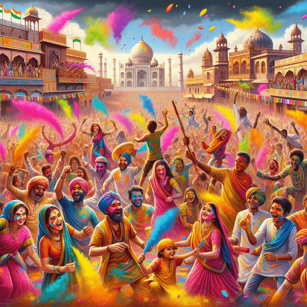 Holi Hai Festival - India Paint By Numbers Kits