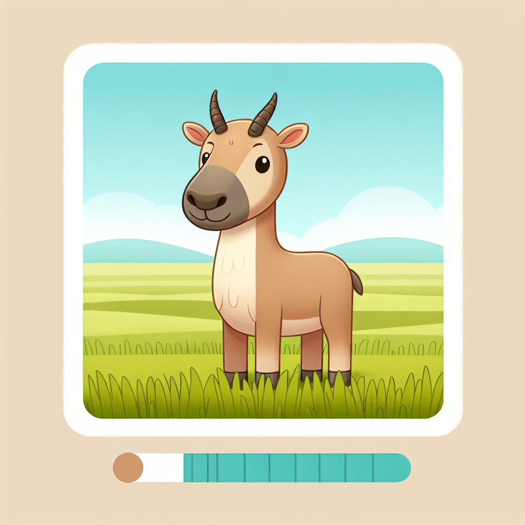 Silly Saiga Paint By Numbers Art