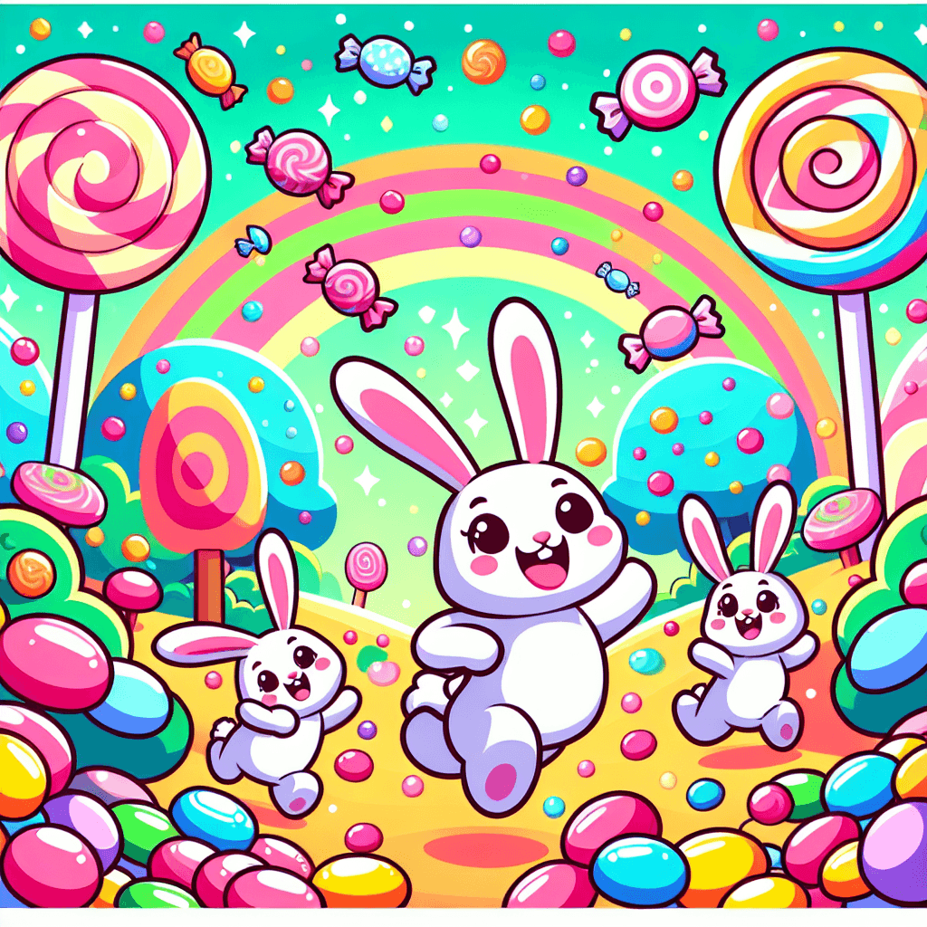 Bubblegum Bunnyland DIY Paint By Numbers