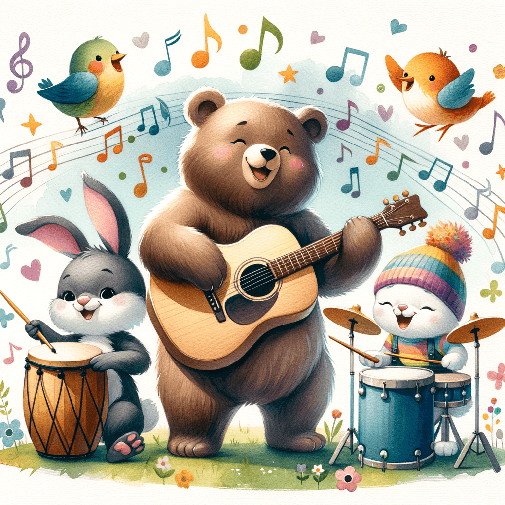 Cute Animal Band Numbered Painting Kits