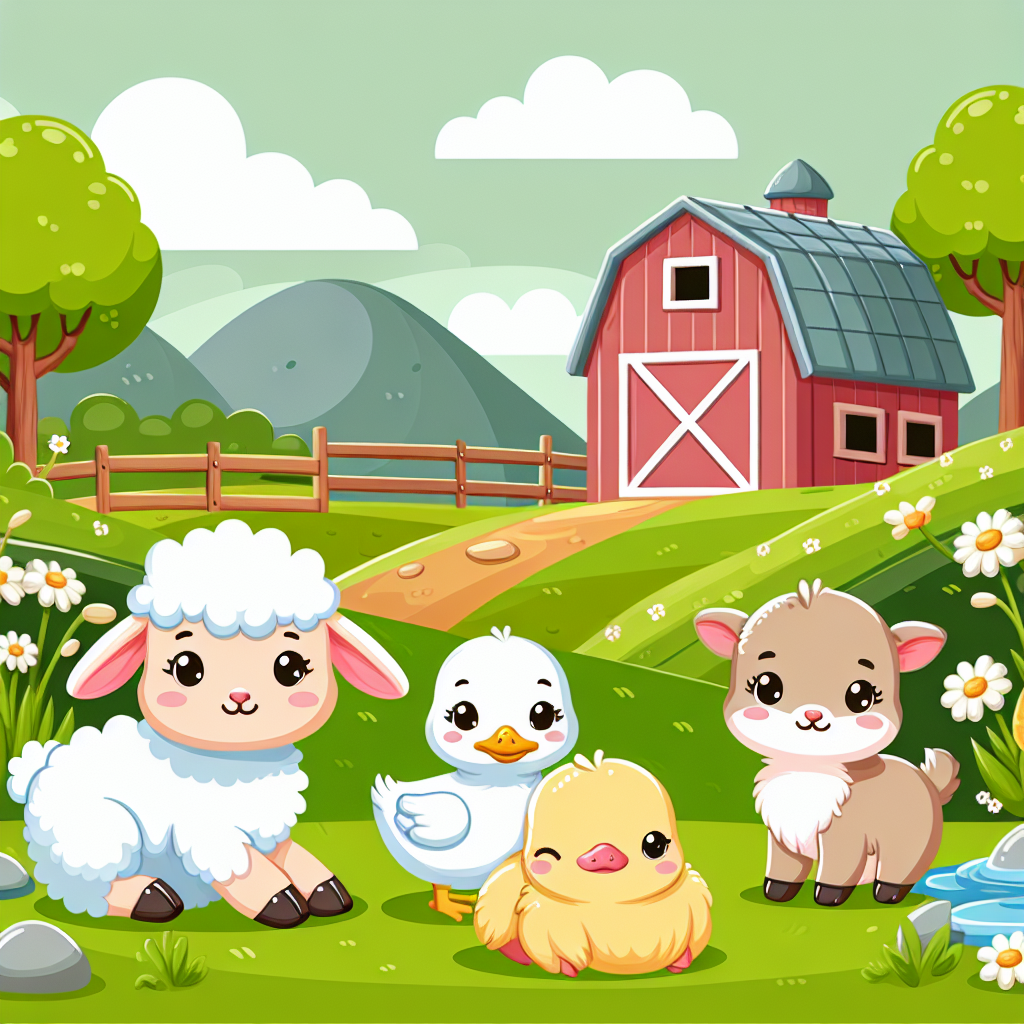 Cuddle Time With Baby Animals Painting Number Kit