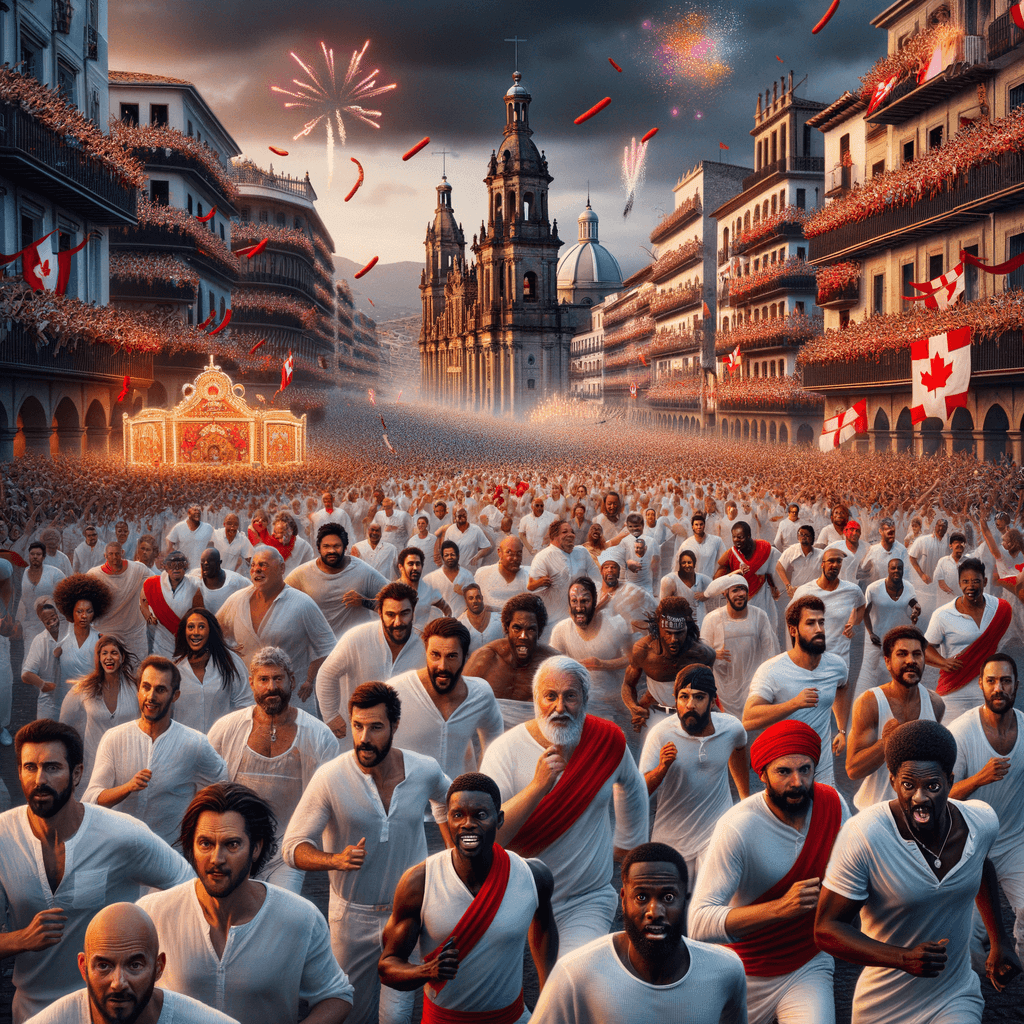 San Fermin Festival Paint By Color