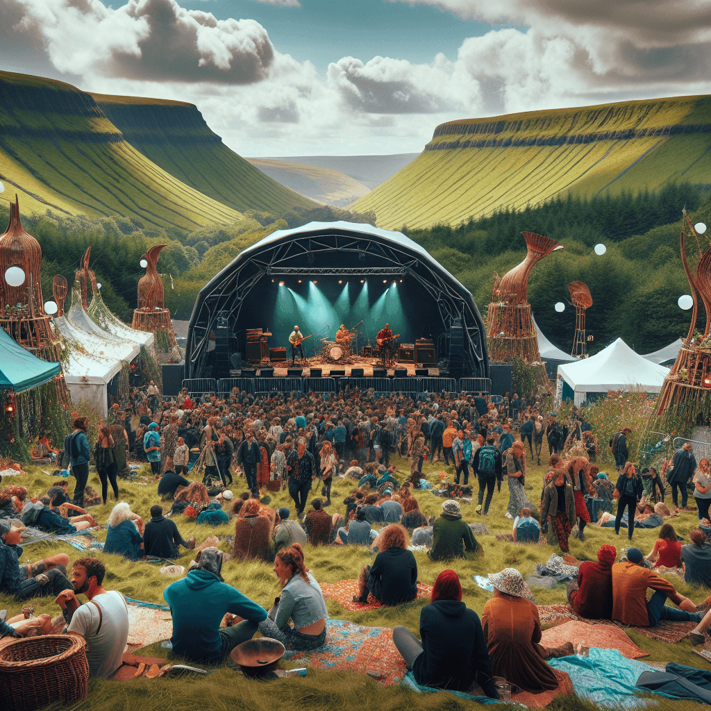 Green Man Festival - Wales Number Painting