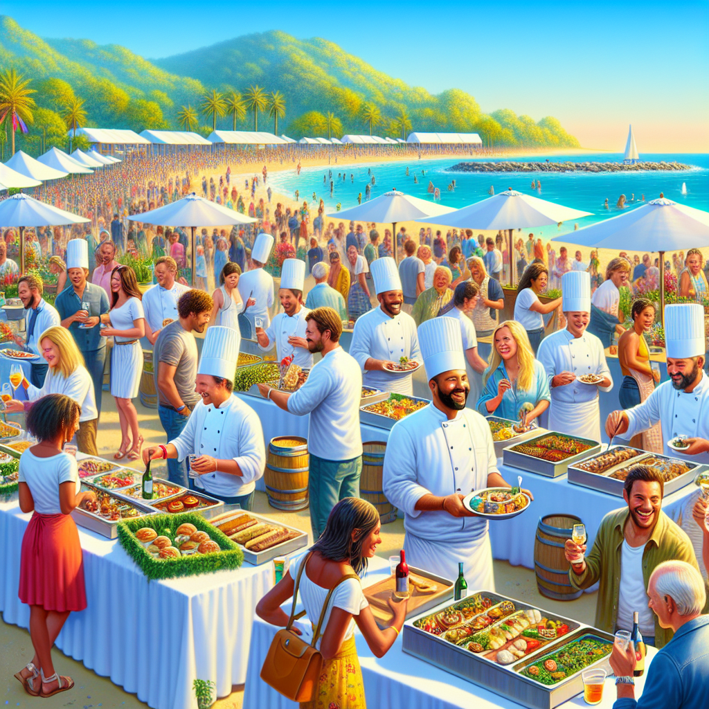 Noosa Food & Wine Festival - Australia Number Painting