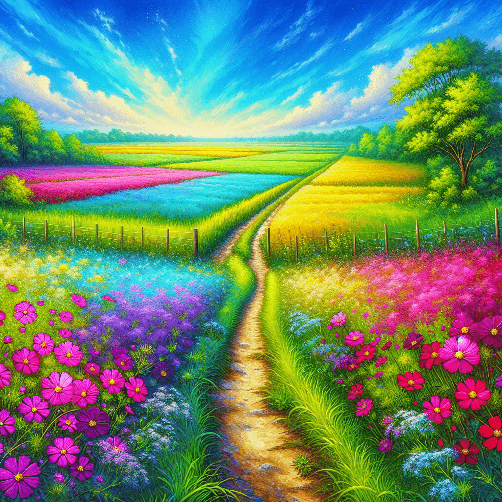 Wildflower Trail Escape Paint By Numbers Kits