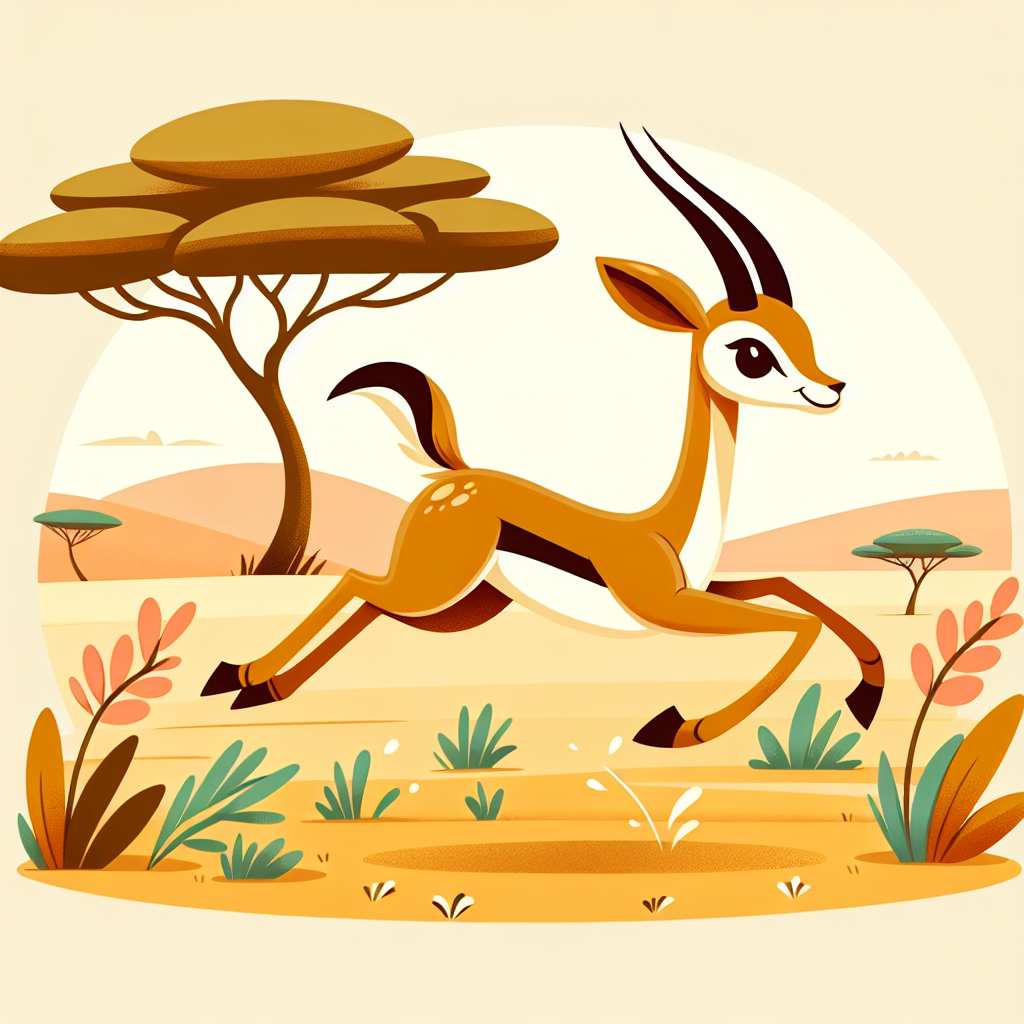 Gallant Gazelle Paint By Numbers Art