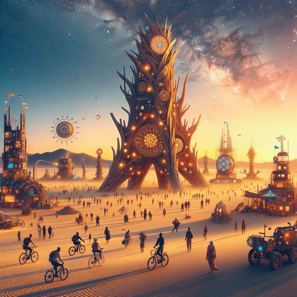 Burning Man - Nevada Numbered Painting Kits