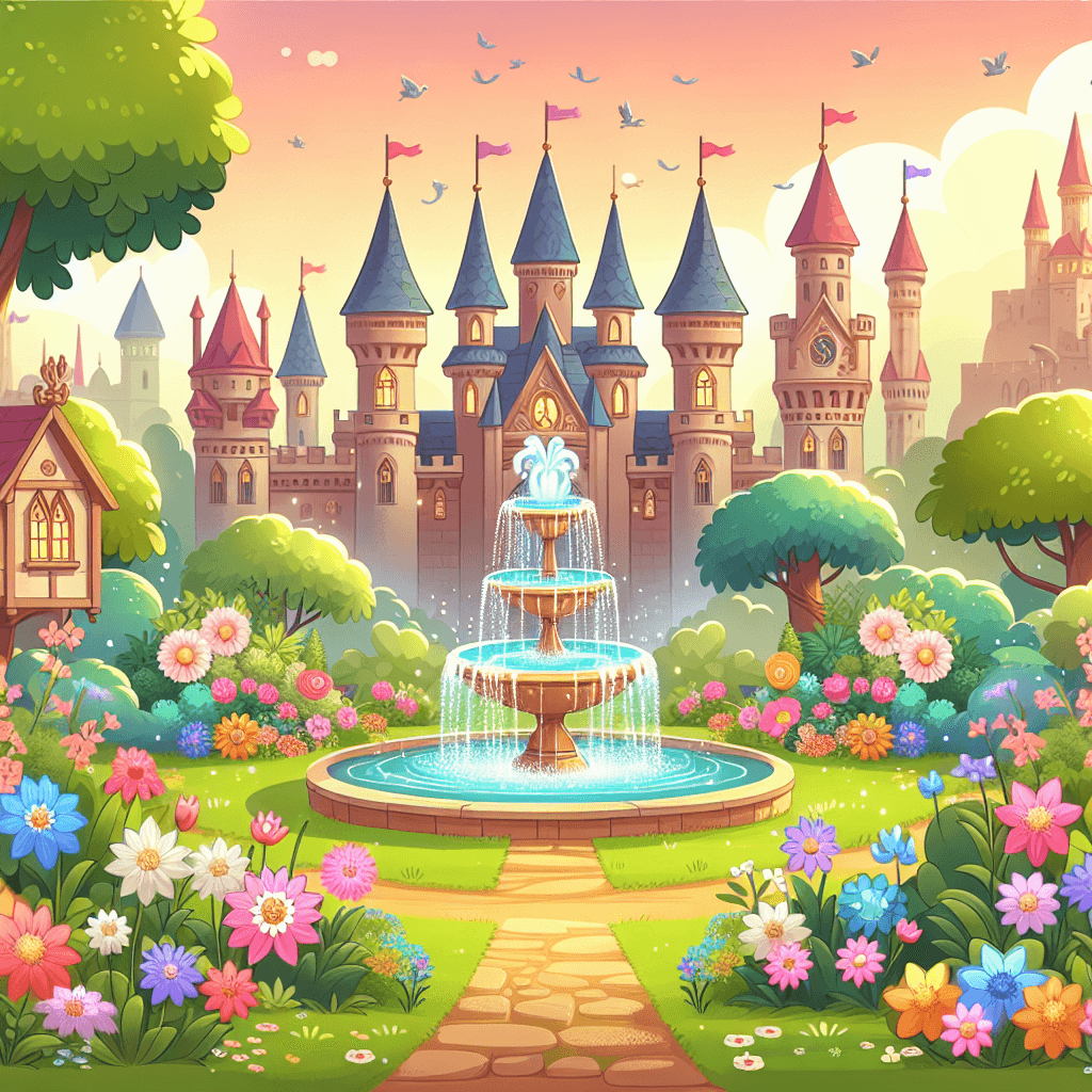 Castle Gardens Paint By Number