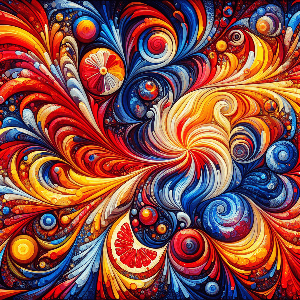 Colorful Kaleidoscope Burst DIY Paint By Numbers