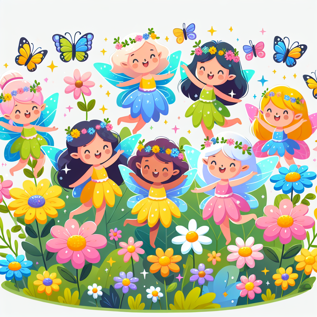 Creative Garden Fairies Number Painting