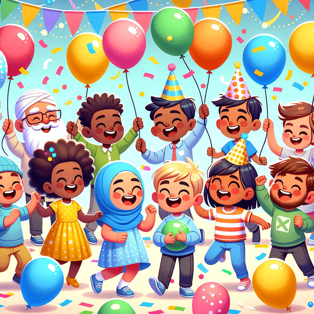 Bouncy Balloon Party Paint By Color