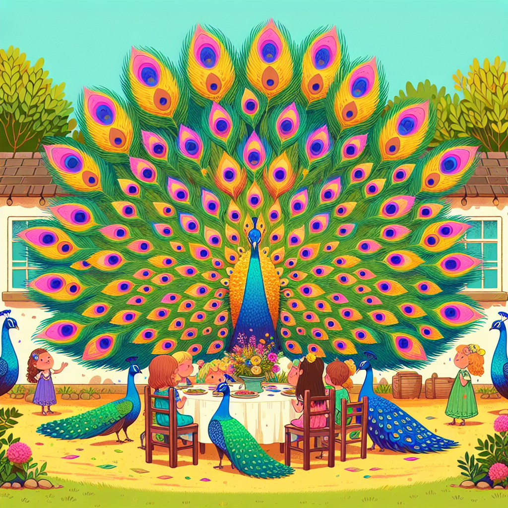 Peacock Party Extravaganza Painting Number Kit