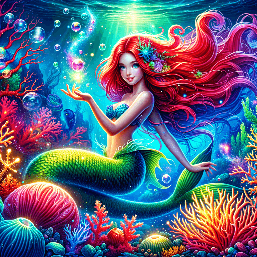 Ariel's Ocean Paint By Numbers Art