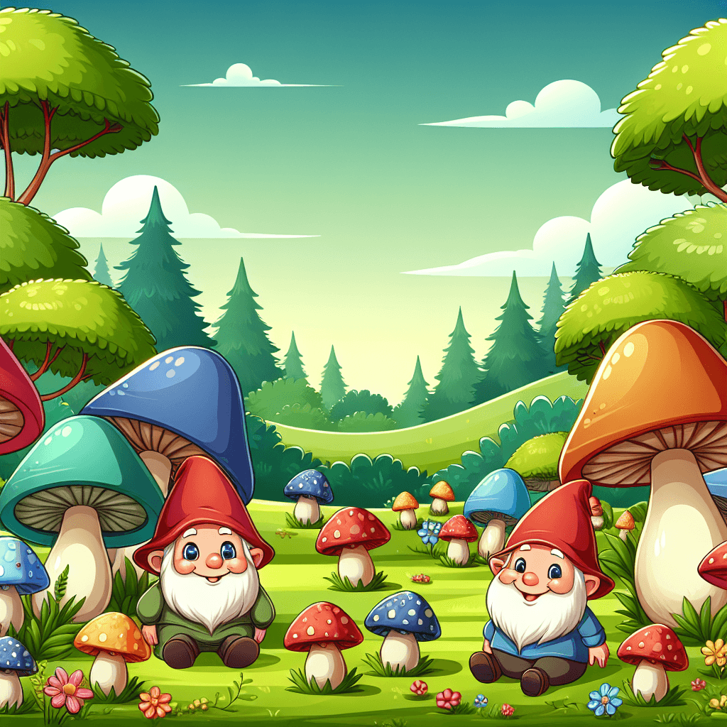 Magic Mushroom Meadow Painting Number Kit