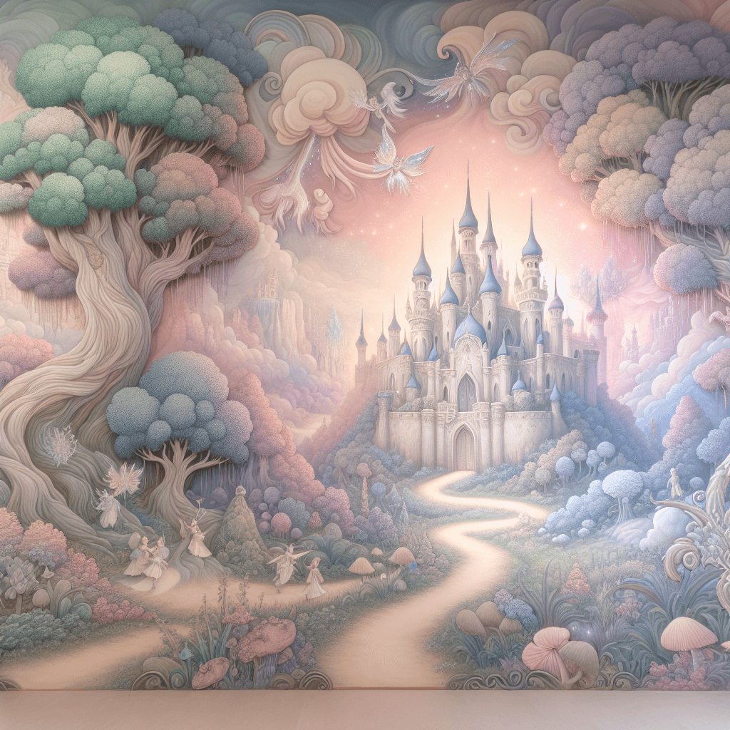 Fantasy Fables Corner Paint By Numbers Art