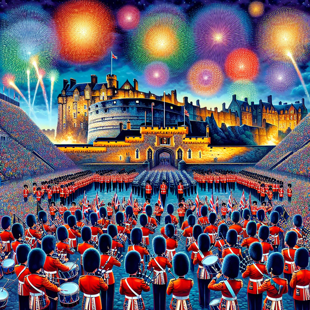 The Edinburgh Tattoo - Scotland Number Painting