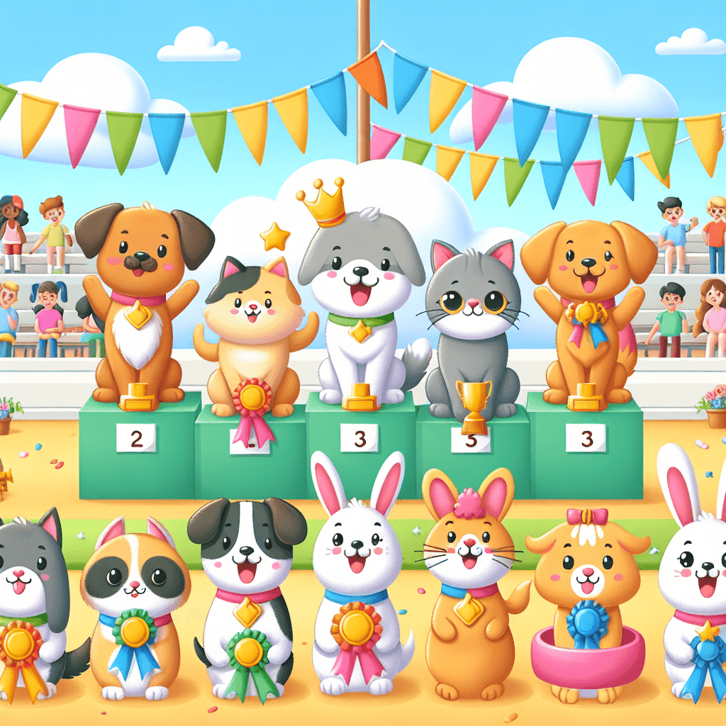 Colorful Pet Show Paint By Numbers Kits