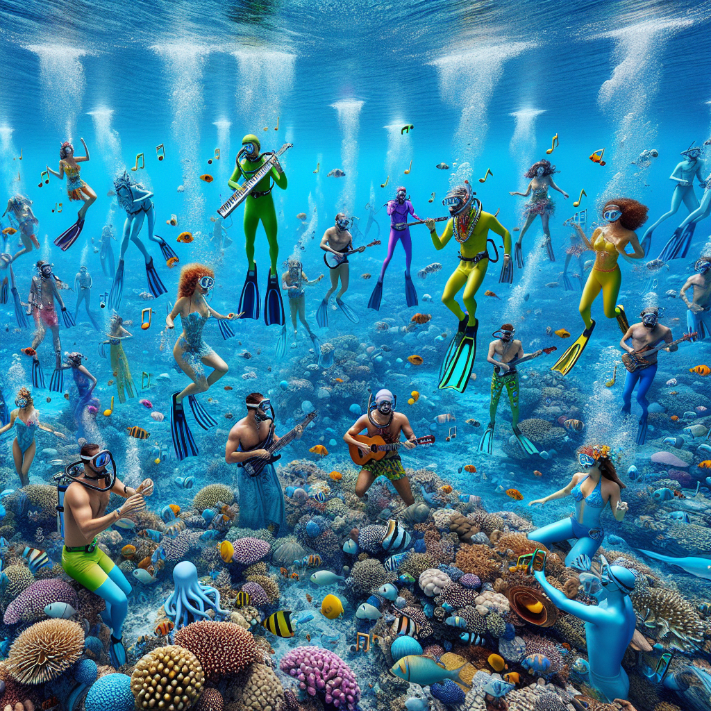 Underwater Music Festival - Florida Keys, USA Paint By Number