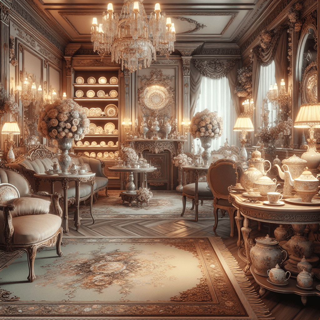 Victorian Tea Room Paint By Numbers Kits