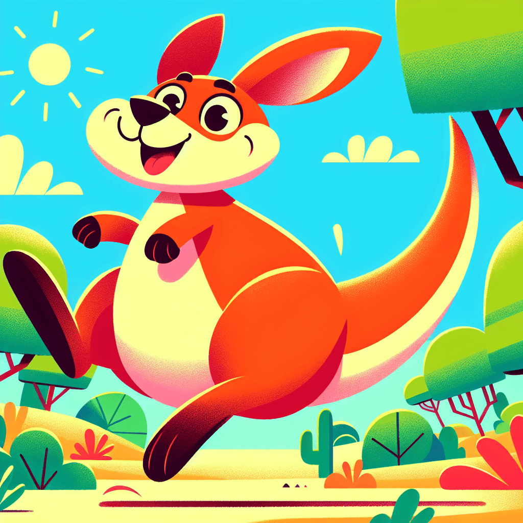 Adventure Kangaroo Painting Number Kit