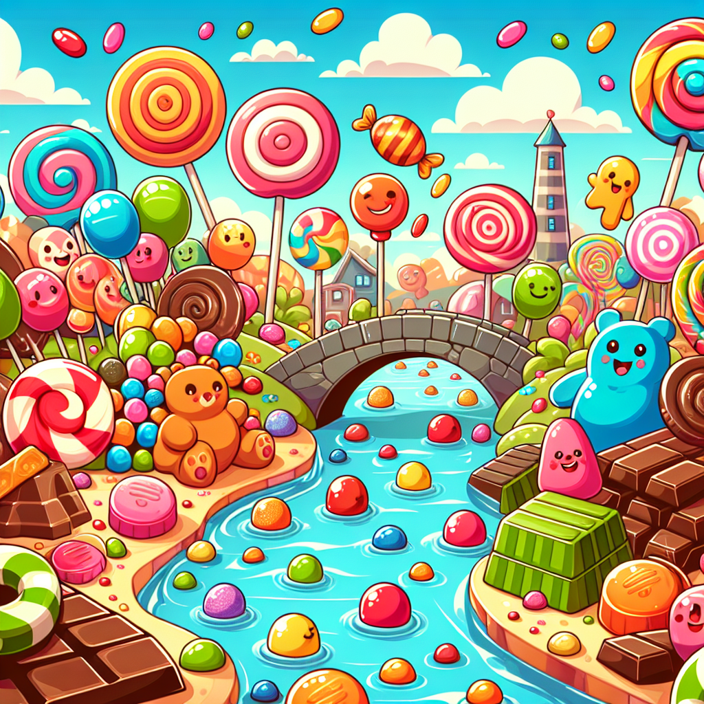 Colorful Candy Wonderland Paint By Color