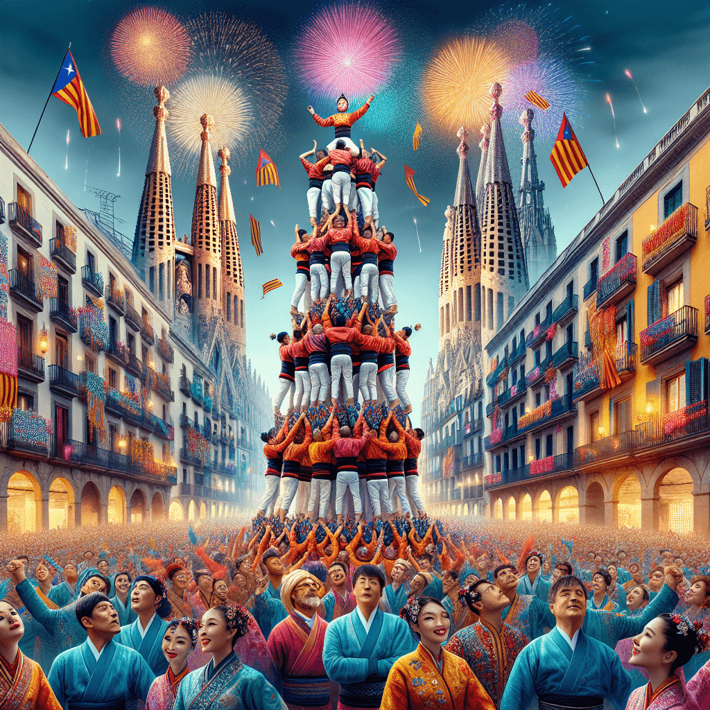 Fiesta De La Merce - Spain Number Painting