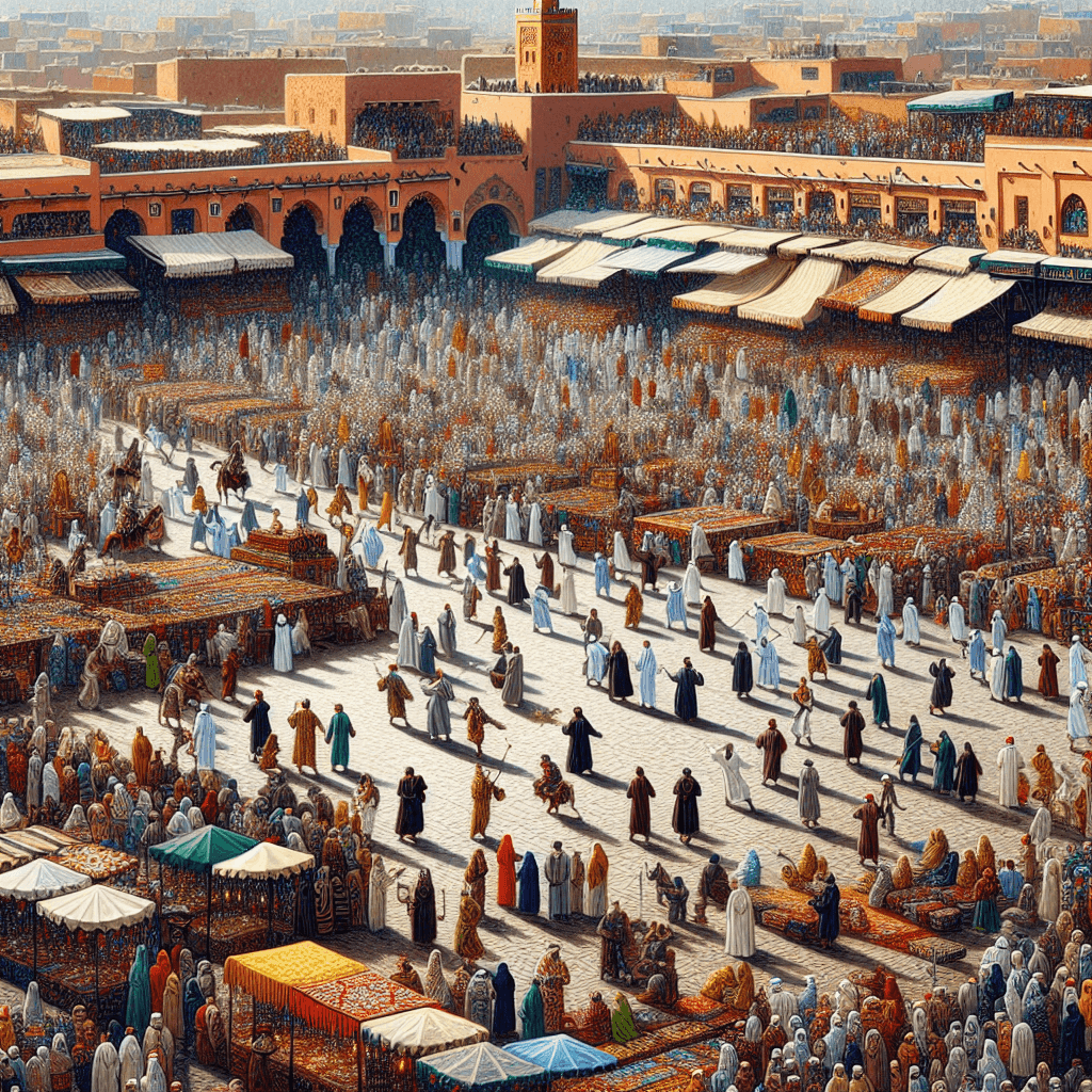 Marrakech Popular Arts Festival Paint By Numbers Kits